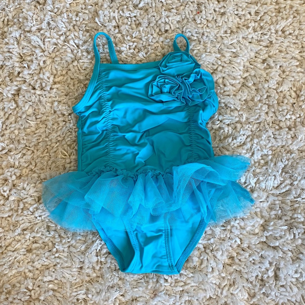 Koala Baby 9 month Blue Ruffle Swimsuit